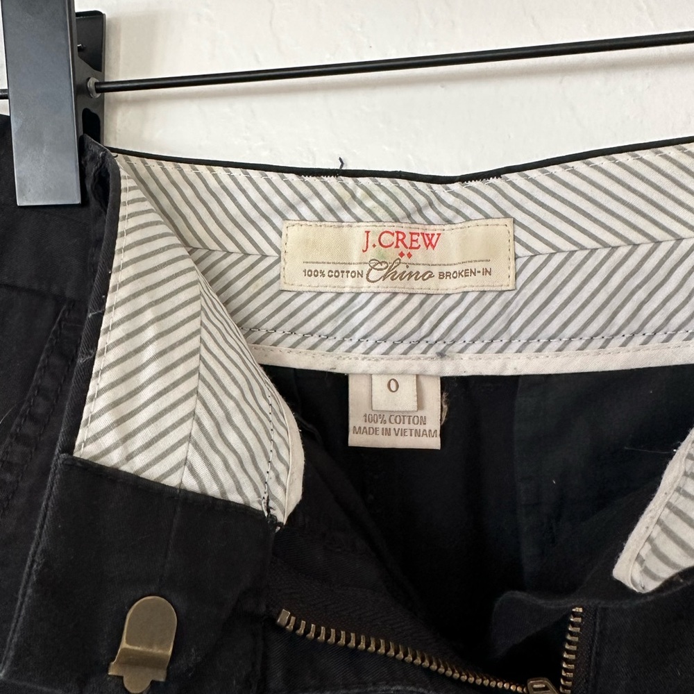 Jcrew chino shorts black 4” size 0